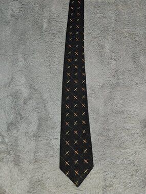 Midnight blue vintage inspired tie